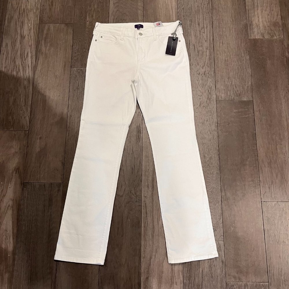 NWT NYDJ Marilyn Jeans White - 10
